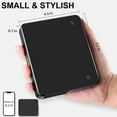 thumbnail image 3 of B-Qtech Rechargeable Coffee Scale, 3kg/0.1g Precision, Timer, Invisible Screen, Measures G/oz/ml (Black), 3 of 7