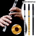 Irish Whistle Flute C/D Key Ireland Tin Penny Whistle Hole 6 Instrume