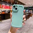 thumbnail image 1 of Hot Soft Silicone Wave Lens Protection Phone Case For iPhone 15 14 13 12 11 Pro Max Plus X XS XR Cover 2 For iPhone 11, 1 of 6