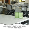 thumbnail image 4 of CIMAXIC Small Suggestion Box Mailbox With Lock Wall Hanging Complaint Suggestion Box Aluminium Alloy Box,11.22"X8.46"X4.13", 4 of 5