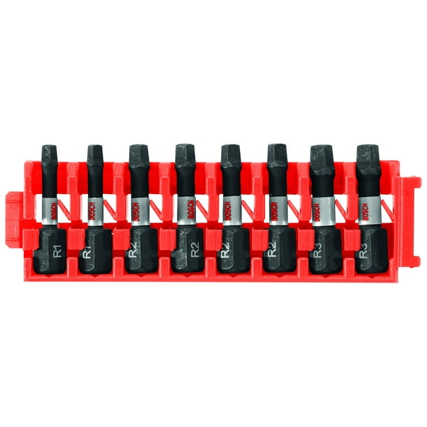 Juego surtido de 8 brocas Bosch CCSSQV108 de 25 mm resistentes a impactos