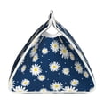 thumbnail image 3 of Kdxio Daisies Flowers Print Tissue Box Cover,Modern PU Leather Rectangular Tissue Box Holder for Bathroom Living Room Bedroom Office Desk Car Home, 3 of 9