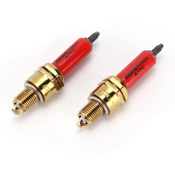Bujía De Encendido Bujías De Repuesto Accesorio De Motocicleta 2 Piezas Bujías De Encendido Aptas Para 50 Cc 90 Cc 110 Cc 125 Cc 140 Cc 150 Cc 160 Cc Pit Dirt Bike Motocicleta ANGGREK Accesorios