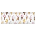 thumbnail image 6 of Yayeee Kitchen Valance Rod Pocket 54" x 18" Living Room Window Curtain, Ice Cream Pattern, 6 of 6