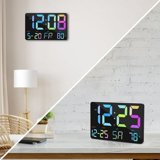 Large Display Digital Wall Clock with Countdown Timer Auto Dimming ...