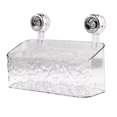 thumbnail image 2 of 2024 Shower Caddy Light Luxury Glacier Pattern Suction Cup Shelf Shower Dispenser Soap Organizer Multifunctional Bathroom Removable Shower Basket for Kitchen Bathroom (D*1Pcs), 2 of 8