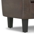 thumbnail image 5 of Simpli Home Austin 30 inch Wide Contemporary Tub Chair in Distressed Brown Vegan Faux Leather, 5 of 10