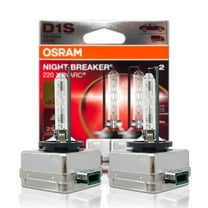D1S: Osram 66140XN2 Night Breaker 220 HID Xenon Bulbs | Pack of 2