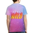 thumbnail image 2 of Ben Azelart Stay Wild Kids T-Shirt 3d Printed Graphic T-Shirts Boys And Girls Short Sleeve Shirts For Youth Kids X-Small, 2 of 7