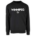 thumbnail image 2 of Men's Levelwear Black Winnipeg Jets Zane City Capsule Pullover Sweatshirt, 2 of 3