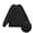 Black, variant on Boys Sweatshirts, Youth Junior Lightweight CrewâNeck Pullover, Solid Color Long Sleeve Casual Loose Fit Top for School Outdoor Daily Wear, 1pc, Sizes 130â180