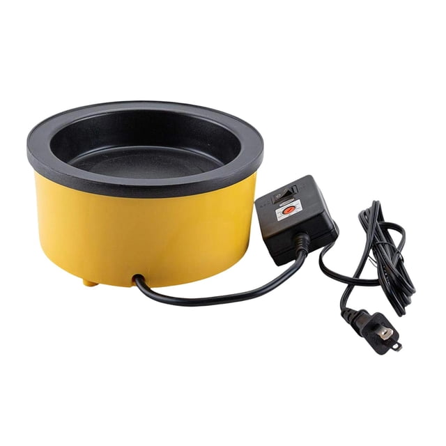 KLKCMS Pot de Fusion de Colle Chaude Électrique avec Température Réglable 140-220 Degrés pour Bijoux DIY