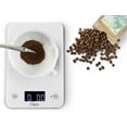 thumbnail image 3 of Ozeri Touch Professional Digital Kitchen Scale (12 lbs Edition), Tempered Glass in Elegant Black, 3 of 8
