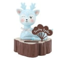 thumbnail image 2 of Cute Deer Shape Solar Shaking Head Animal Ornament, Energy Saving Light Sensor Automatic Movement Ornament for Car Home and Desk, 2 of 8