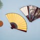 thumbnail image 4 of Abanico Plegable de Seda con Encaje para Fiestas de Bodas y Bailes, 4 of 7