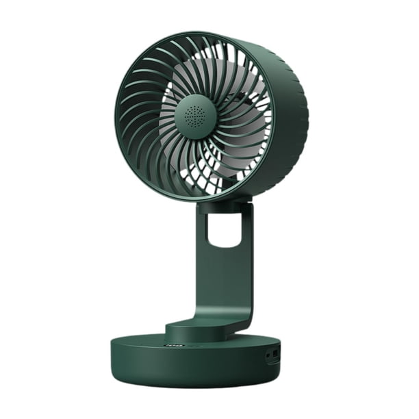 Ventilador de escritorio, ventilador de aire portátil, ventilador de circulación de aire para mesa, oficina, hogar Verde