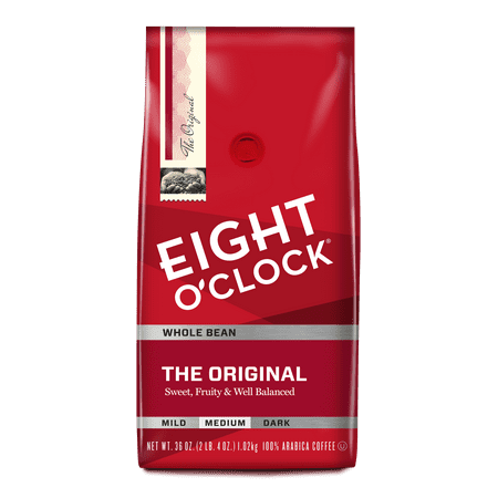 - Eight O'Clock The Original Whole Bean Coffee 36 Oz. Bag