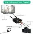 thumbnail image 4 of Digital to Analog Audio Converter, Digital SPDIF Optical to Analog L/R & 3.5Mm AUX Stereo Audio Adapter, 4 of 8