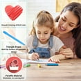 thumbnail image 4 of Uxcell Washable Crayons, 24Pcs Easy Grip Triangle Long Crayon with Cute Box,24 Colors, 4 of 6