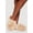 BEIGE, variant on Women's Fuzzy Round Toe Slippers
