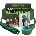 thumbnail image 1 of Cable de extensión GearIt 360, conector plano giratorio, 3 salidas, 3 m, 1 of 9