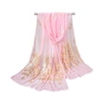 thumbnail image 2 of Willtoo Women's Bright Peacock Printed Long Scarf Summer Thin Wrap Shawls, 2 of 3