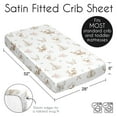 thumbnail image 6 of Sweet Jojo Designs Deer Floral Girl Satin Fitted Crib Sheet, 6 of 6