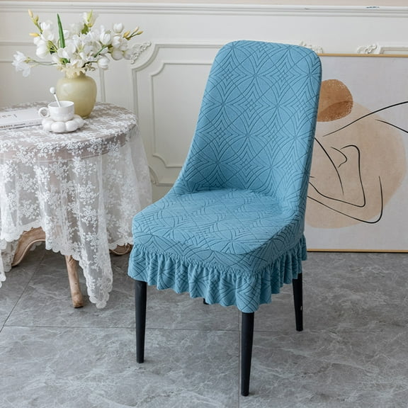 HOARBOEG Non-Slip Round Bar Stool Cover – Stretchable Elastic Seat Covers for Kitchen, Dining, Office – Durable Nylon Spandex Chair Cover, 14.96*21.65in