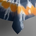 thumbnail image 4 of Orange Blue Tie Dye Mandala Pattern Rectangle Tablecloth 60"x120",Waterproof Polyester Rectangle Table Cloth, Wipeable Spillproof Polyester Tablecloth for Dining, Camping, Indoor and Outdoor, 4 of 6
