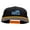 Gold Black, variant on Cool Uncle Embroidered Two Tone Superior Cotton Twill Flat Bill Snapback Cap - Gold Black OSFM