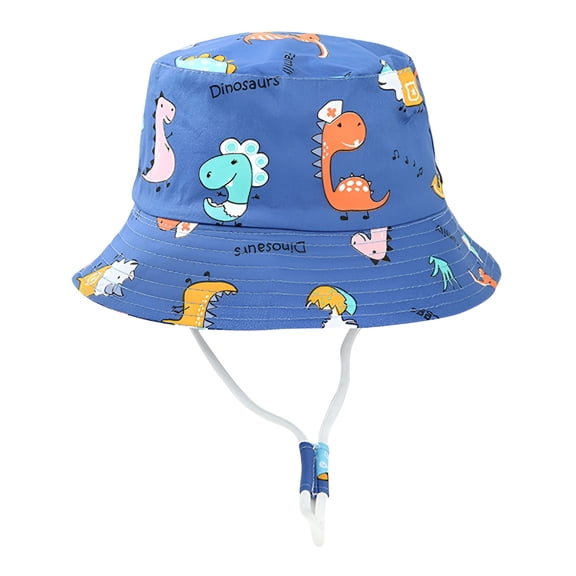 TELOLY Baby Boy Hats 0-6 Months Cute Cap Hat Beach Sun Protection Kids Cartoon Strap Adjustable Chin Spring Outdoor Sun