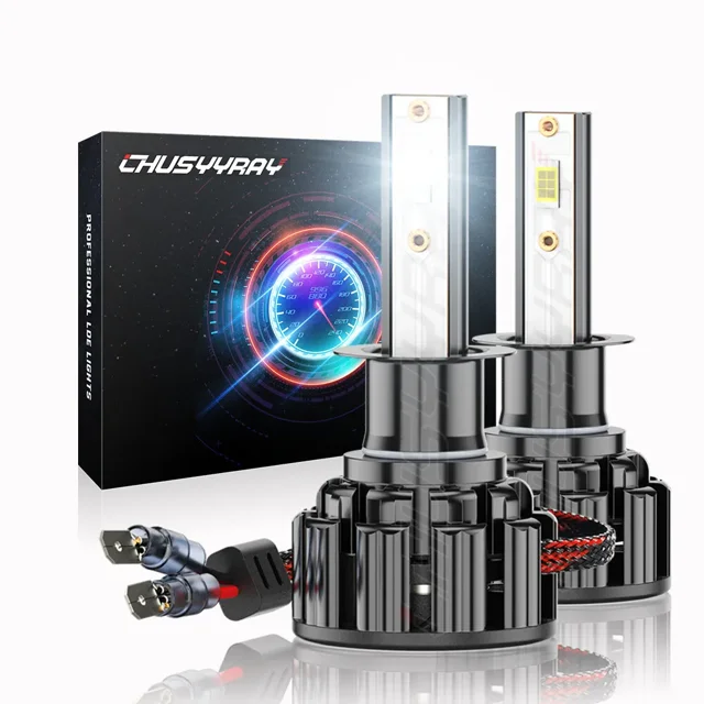 2PCS 12V H1 LED Headlights High Beam Bulbs Kit For 2004 2005 2006 Hyundai Elantra,CHUSYYRAY