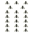 thumbnail image 1 of jinwen 20Pcs Fly Fishing Flies High Simulation with Hook for Salmon Snapper Sunfish Small, 1 of 9