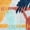 Gray, variant on Unique Loom Belize Outdoor Collection Area Rug - Ambergris (5' 3" Square Charcoal/Light Blue)