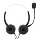 thumbnail image 5 of Auriculares de teléfono, Centro de Llamadas Auriculares Manos Libres Cancelación de Ruido Biauriculares con micrófono, Conector Crystal RJ9, Diadema Sretchable, Adecuado para b Partes Electronicas Octpeak No, 5 of 7