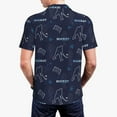 thumbnail image 6 of Cauagu Hockey Players Print Men's Polo Shirts, Short-Sleeve Polo Shirts for Men Performance Golf Shirt Athletic Casual Collared T-Shirt-XX-Large, 6 of 8