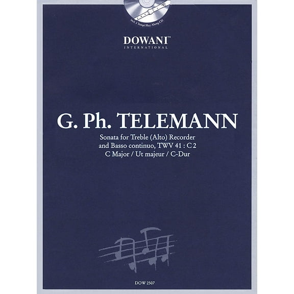 Telemann: Sonata in C Major for Treble (Alto) Recorder and Basso Continuo TWV41:C2