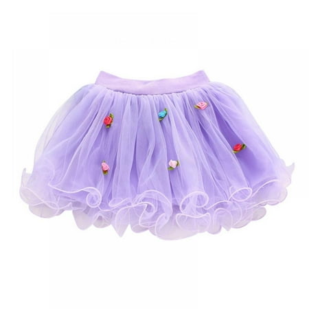 

Clearance Layered Ballet Tulle Tutu Skirt Polka Dot Tulle Skirts for Little Girls Dress Up Dance Tutus