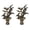 Antique Brass - Pack of 2, variant on Royal Designs, Inc. Nesting Birds Design 2.75 Inch Finial for Lamp Shade, F-5060AB-1, Antique Brass, Single