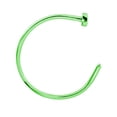 thumbnail image 6 of Nose Hoop Ring 22 Gauge (0.75mm) Stainless Steel IP - Sold Each, 6 of 7