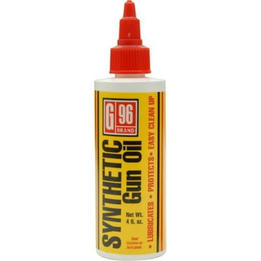 G96 Synthetic Gun Oil Lubricant, 4 oz, Non-Flammable, Environmentally Friendly