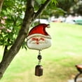 thumbnail image 2 of EUDIDV Xmas Decor Items Creative Iron Christmas Wind Chime Color Pendant Home Santa Balcony Garden Decoration Holiday Decorations, 2 of 6