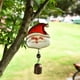 thumbnail image 1 of Xihbxyly Campana de Viento Navideña, Colgante Creativo de Papá Noel de Hierro, Campanas Coloridas y Crujientes, Decoración para Balcón y Jardín, Sonido Relajante para El Hogar, Fácil de Instalar, Tam, 1 of 6