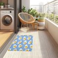 thumbnail image 4 of Yayeee Doormat for Inside 20"x32" Absorbent Low-Profile Washable Non-Slip Rubber Backed Entryway Rug, Playful Fried Eggs, 4 of 8