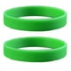 thumbnail image 2 of 5X Brazalete de Puno Munequera Pulsera de Elasticidad de Moda de Goma de Silicona Verde, 2 of 4