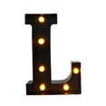 thumbnail image 3 of Lámpara de letras con letrero del alfabeto, lámpara de marquesina con luz para cafetería, decoración de bodas, vacaciones, dormitorio, marquesina con , L Largo 587 x 858 x 157 pulgadas, 3 of 10