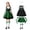 Green, variant on Kids Lace Maid Oktoberfest Costume Dress, Short Sleeve Girls Summer Festival Casual Apparel Dresses for Little Girls 3-11 Years Wine 5-6 Years