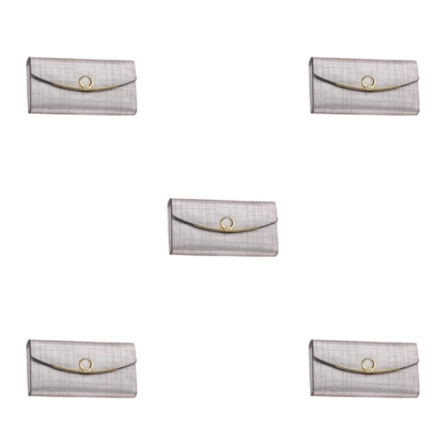 Minnieouse Cartera de cuero para mujer, reemplazo elegante, Color sólido, Rectangular, bolsillo con cremallera, carpeta de fotos, monedero para Type2 NO2
