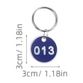 thumbnail image 2 of 2 Pieces Hang Tags Luggage Labels Key Chain Rings Chains Bulk, 2 of 8