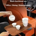 thumbnail image 3 of relayinert Cars Tables Convenient In-Car Dining Experience Automobile Holder Table Laptop Mount Material 360 Compatible Most light wood grain, 3 of 6
